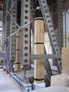 Supporting columns reinstated