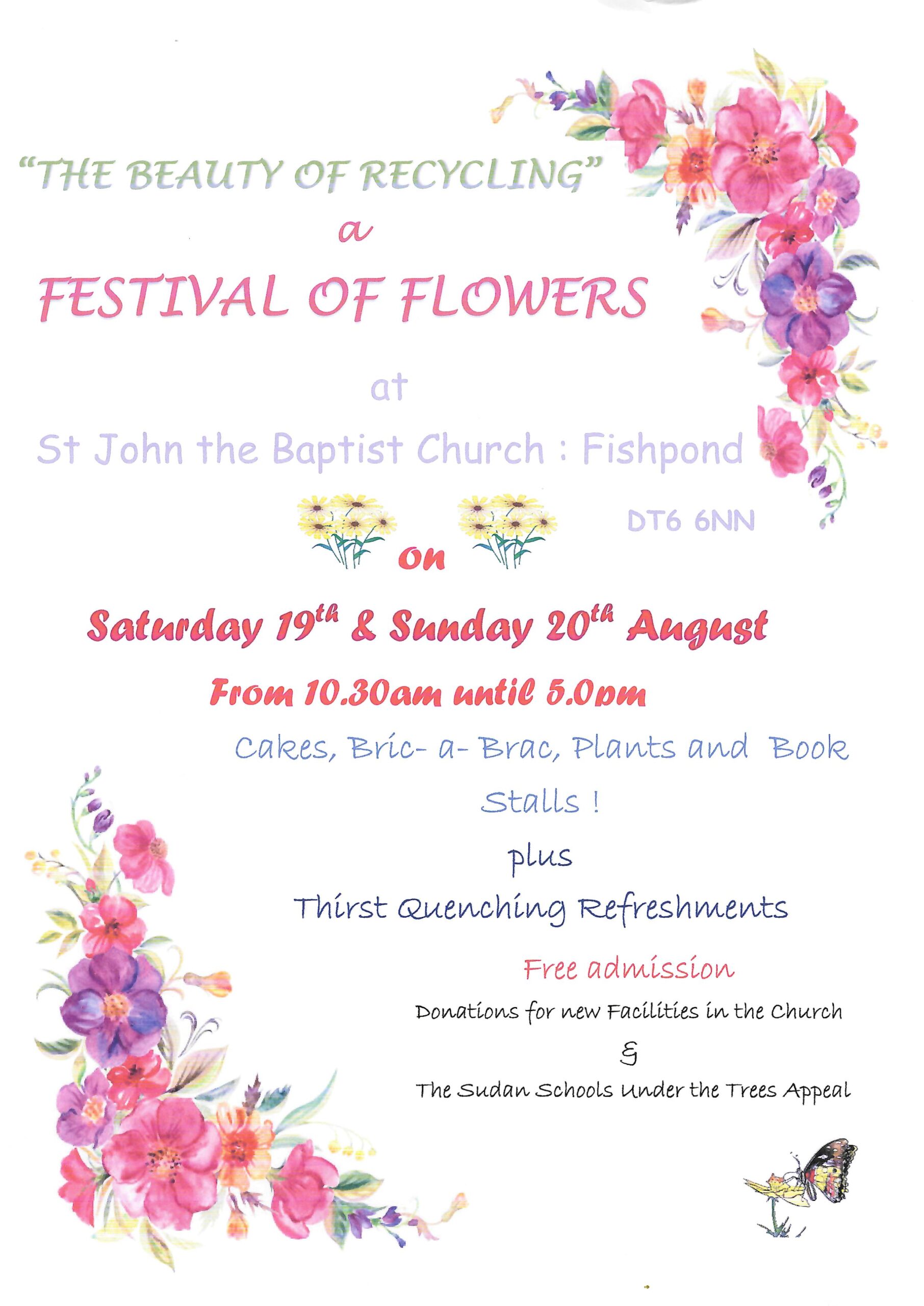 The Beauty of Recycling: A Festival of Flowers - Bridport & West Bay