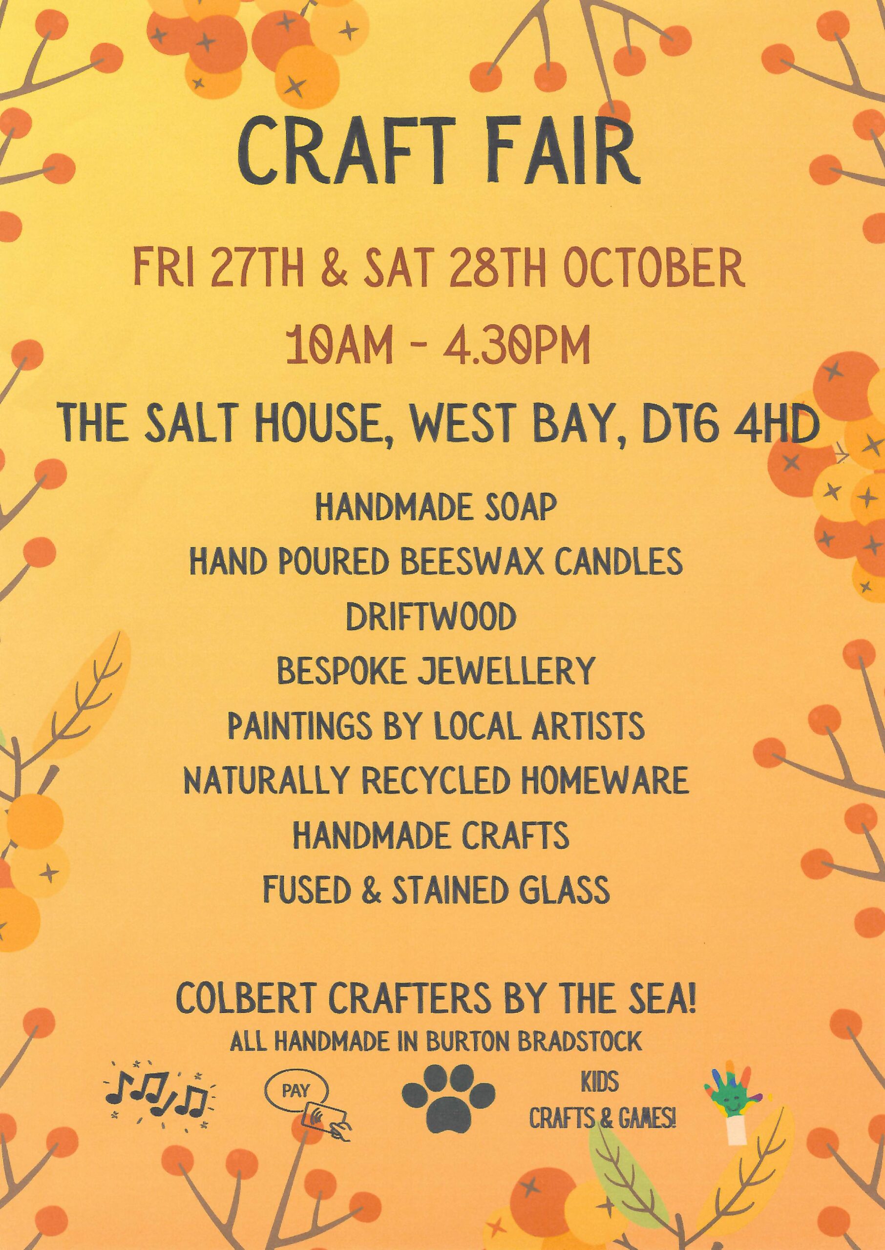 Craft Fair Bridport & West Bay