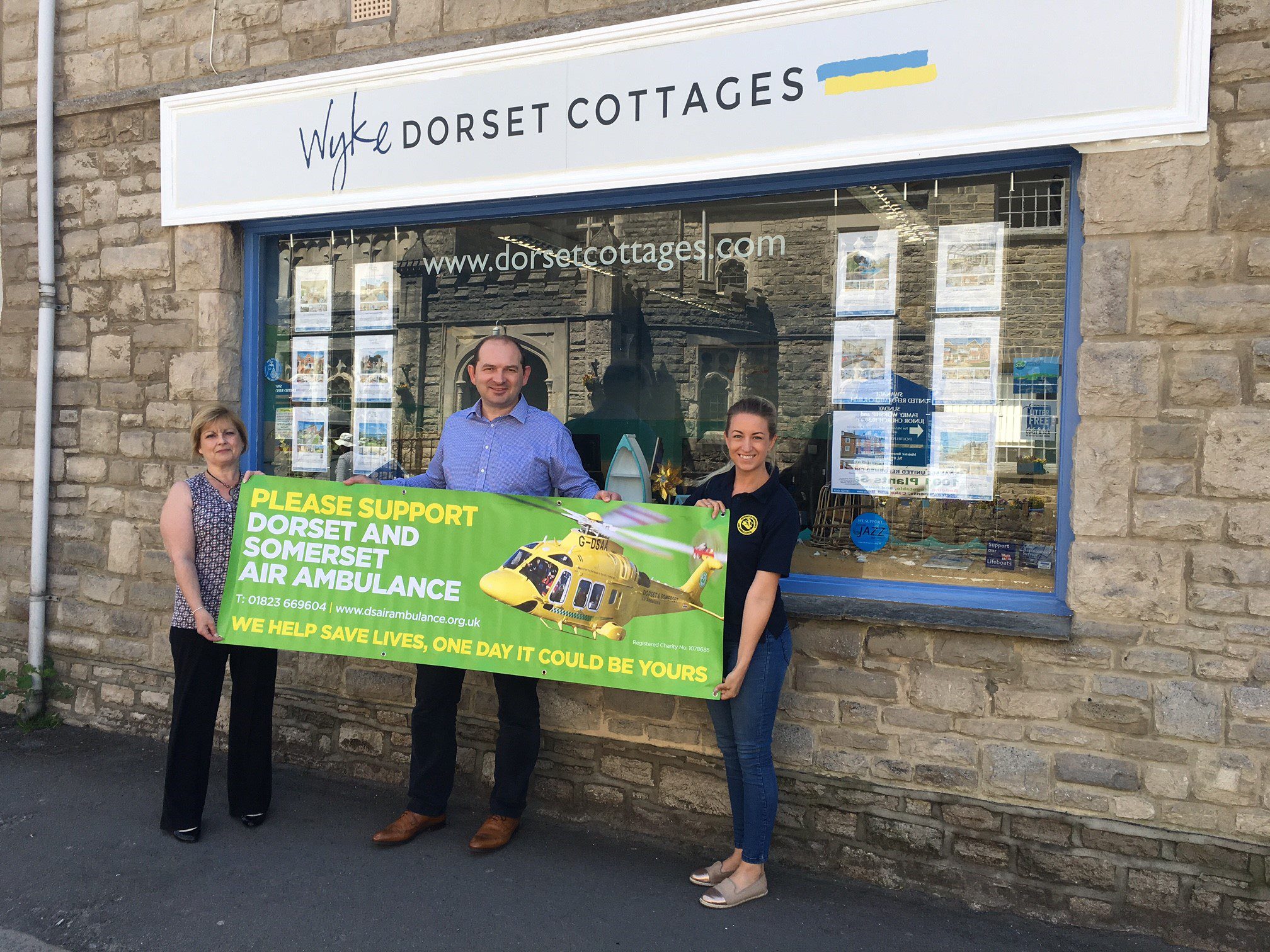 Wyke Dorset Cottages Raises Money For Dorset’s Air Ambulance