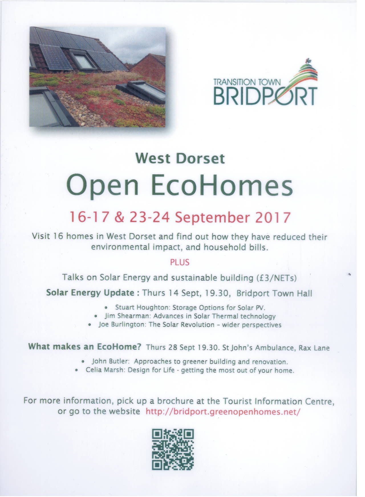 West Dorset Open EcoHomes
