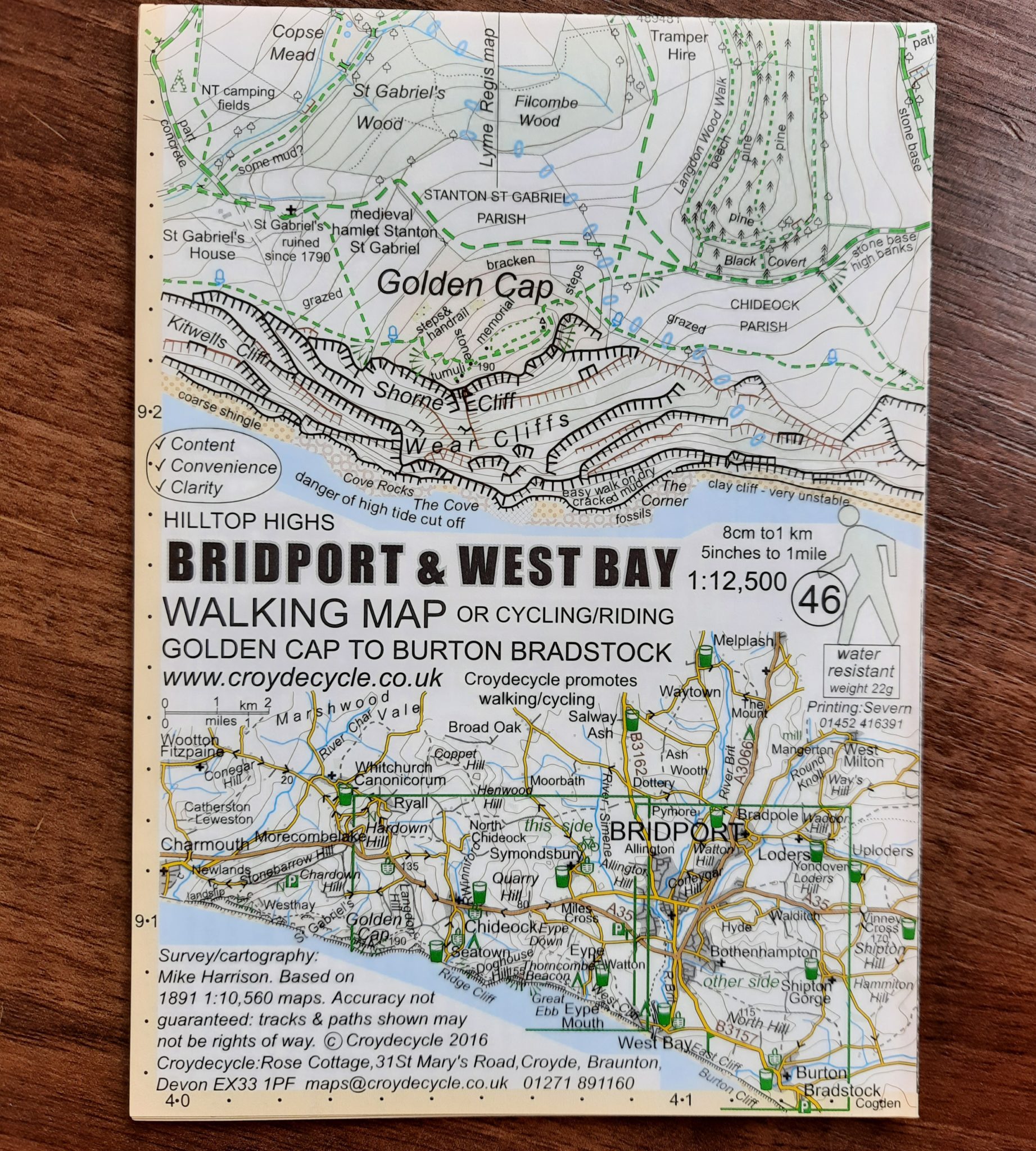 Bridport & West Bay Walking Map Bridport & West Bay