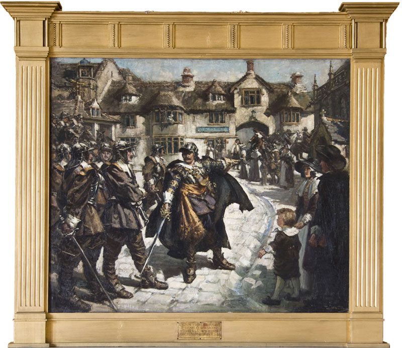 Escape of Charles II after the Battle of Worcester 3 September 1651