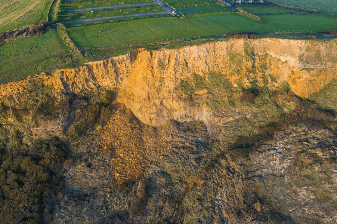 Coast Path Diverted Due To Unstable Cliffs