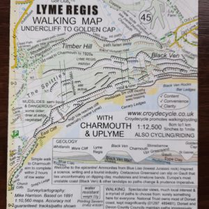 Lyme Regis & Charmouth Walking Map