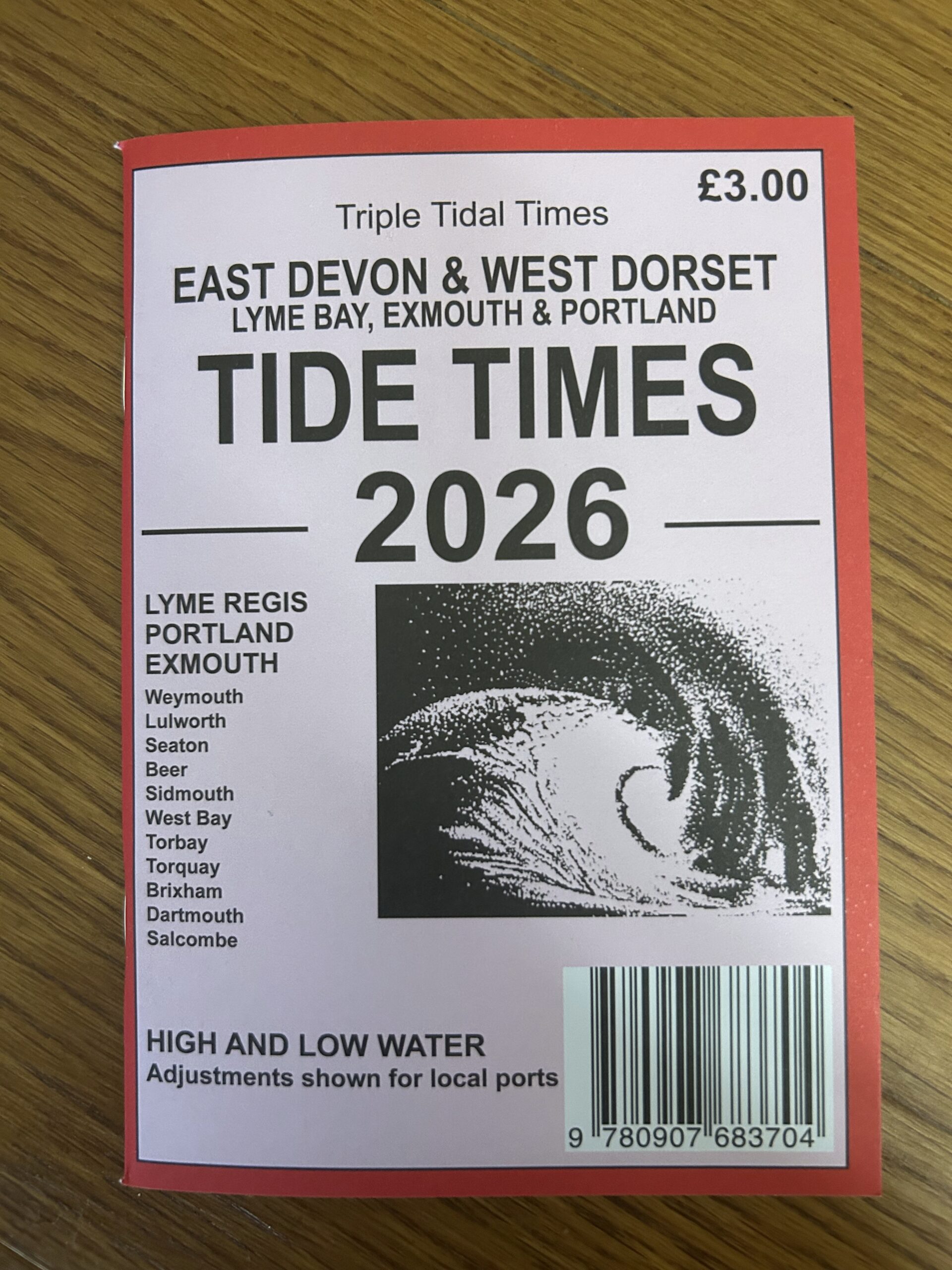 East Devon & West Dorset Tide Times Book 2026