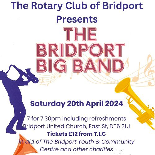 The Rotary Club of Bridport presents: Bridport Big Band (Saturday 20 April)
