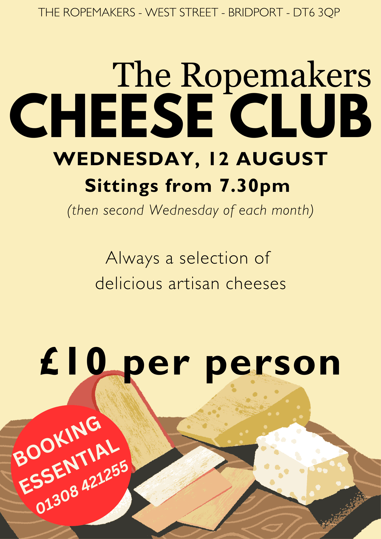 Ropemakers Cheese Club