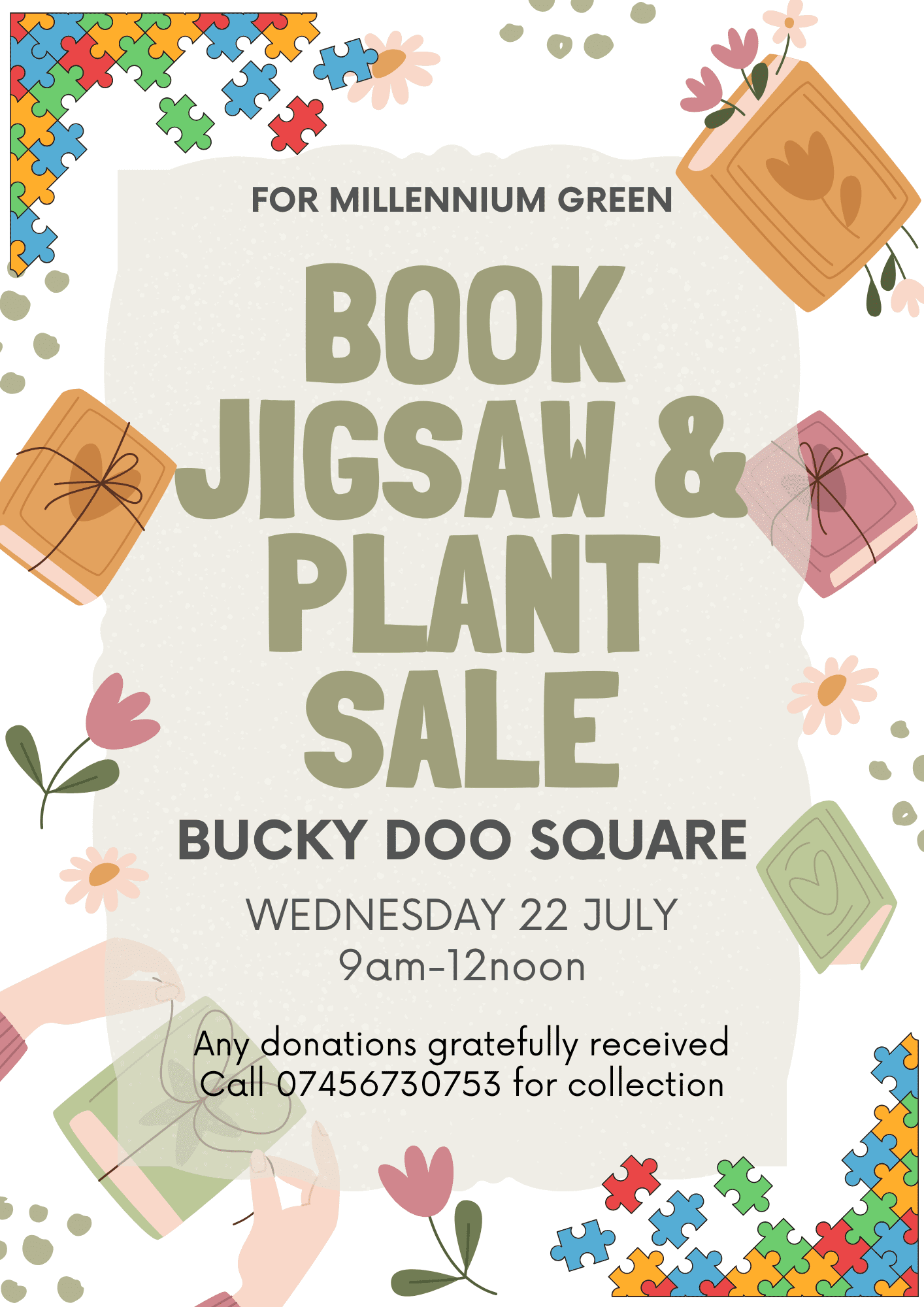 Book Jigsaw Plant Sale