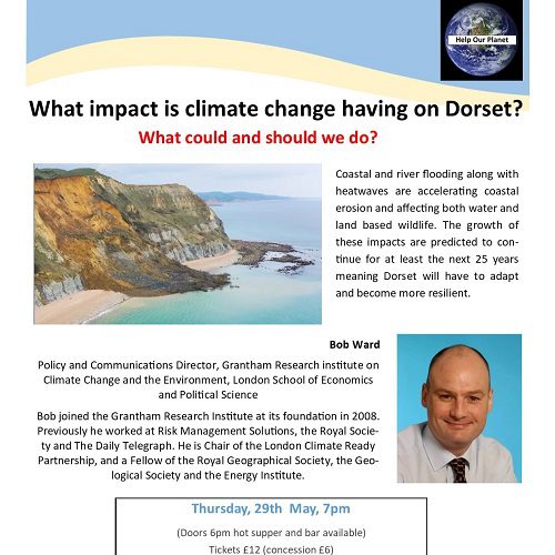 HOPTalks: What impact is climate change having on Dorset? (Thursday 29 May)