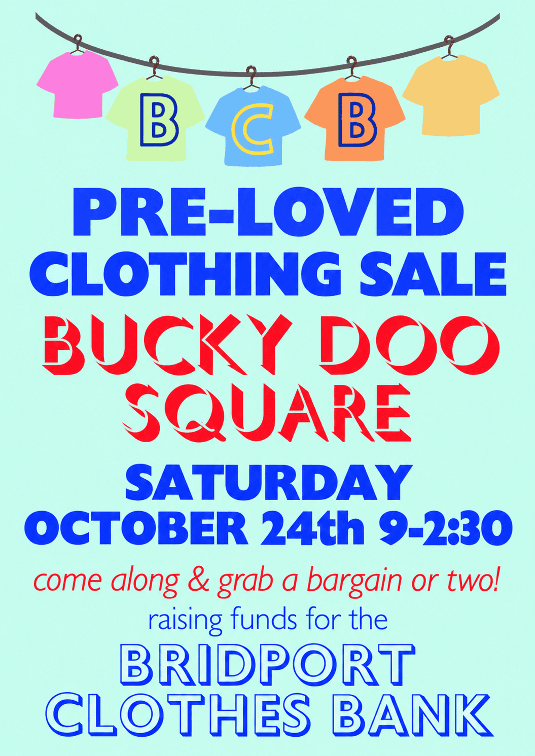 Pre-Loved Clothing Sale Poster