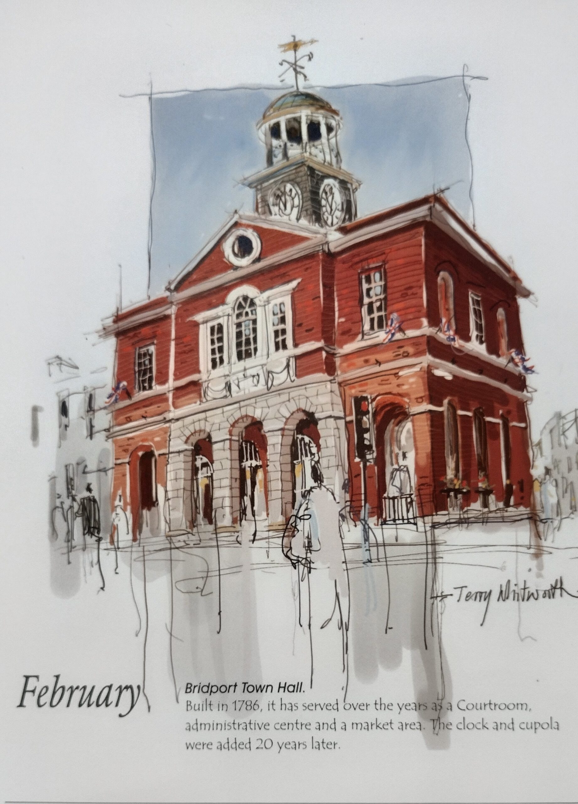 Sketchbook Calendar of Bridport 2027 by Terry Whitworth - Image 4