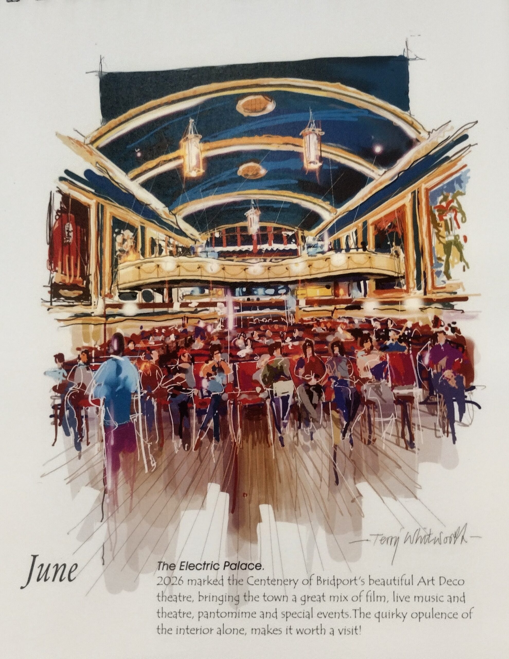 Sketchbook Calendar of Bridport 2027 by Terry Whitworth - Image 8