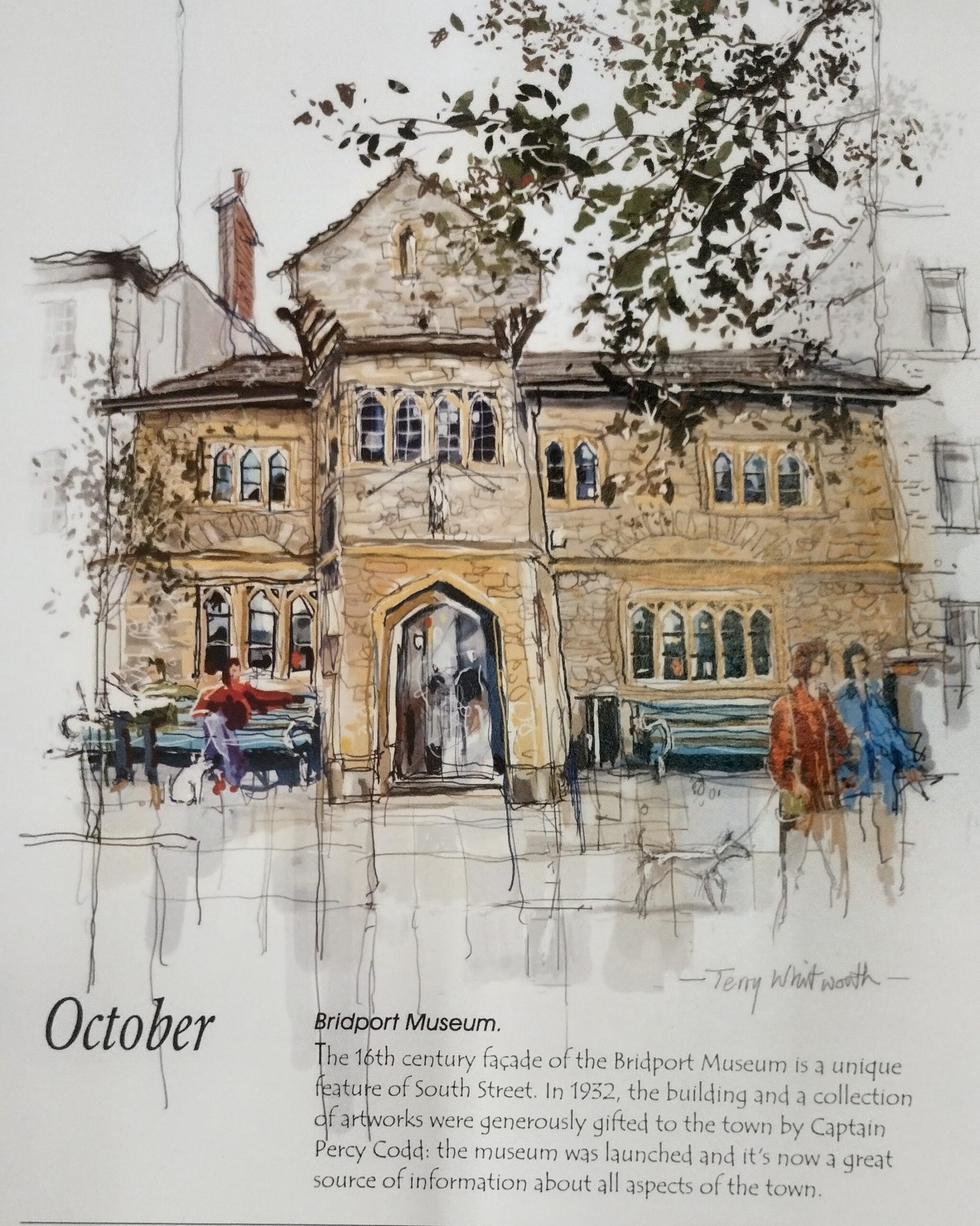 Sketchbook Calendar of Bridport 2027 by Terry Whitworth - Image 12