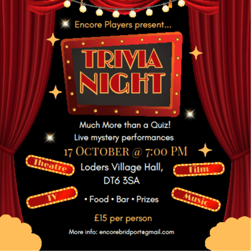 Encore Players: Trivia Night | Saturday 17 October