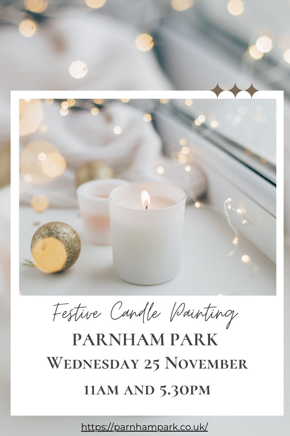 Festive Candle Painting