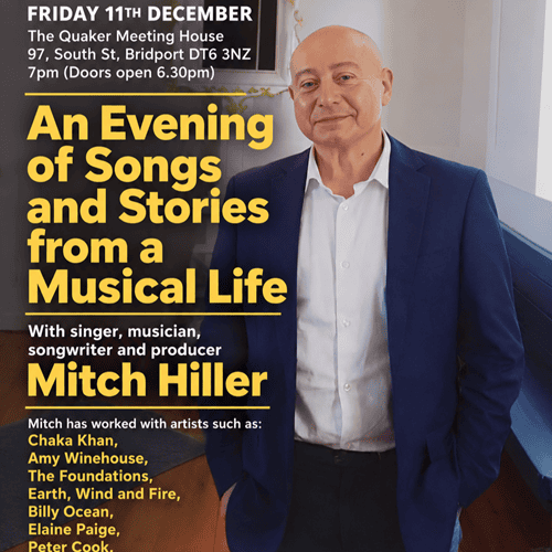 Mitch Hiller | An Evening of Songs & Stories from a Musical Life | Friday 11 December