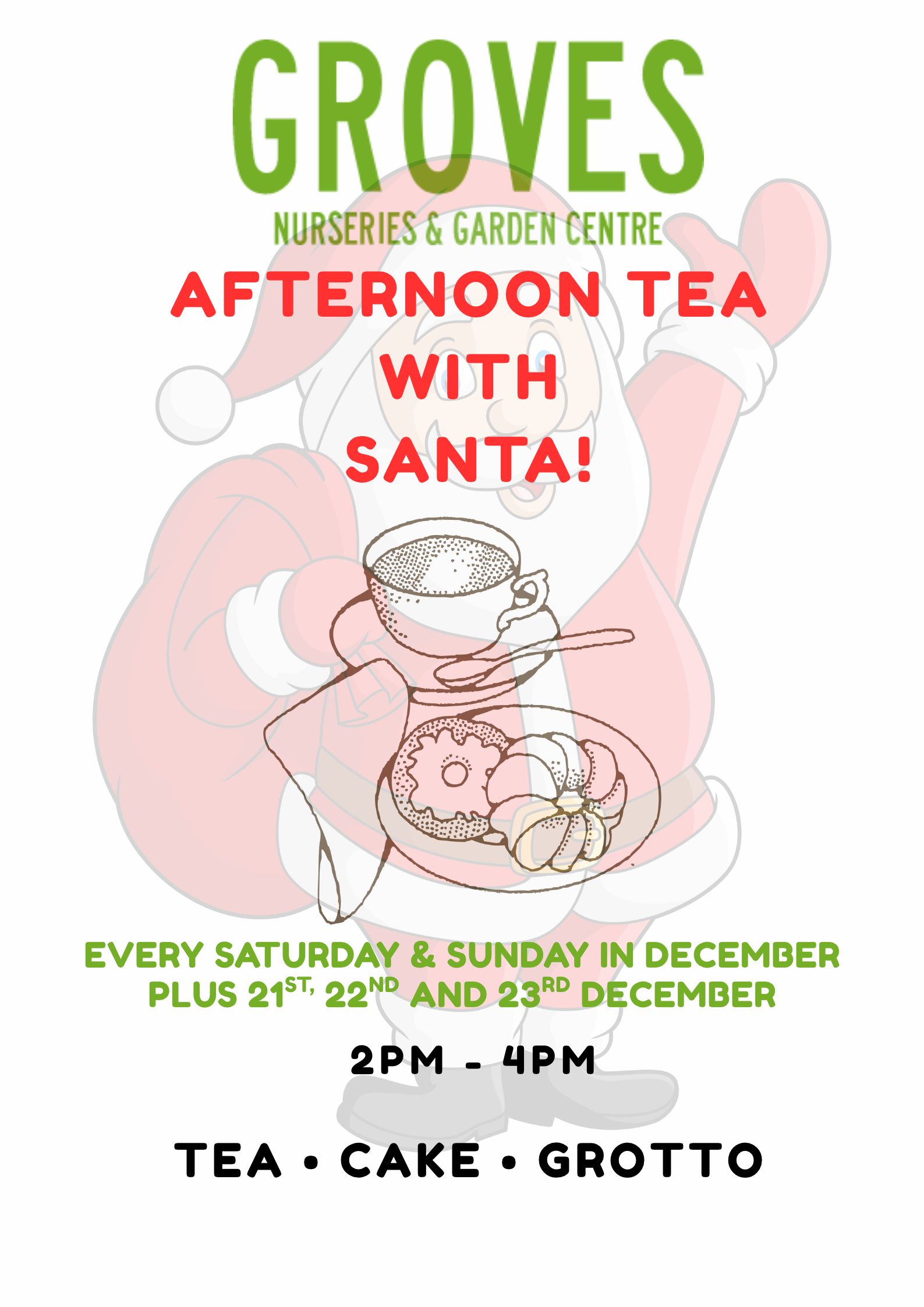Afternoon Tea Santa