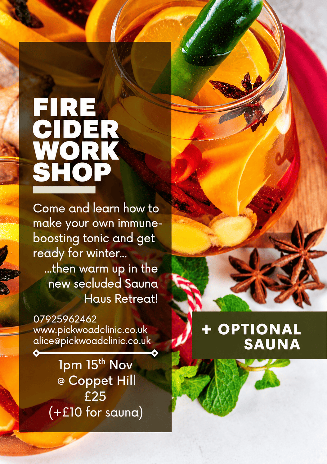 Fire Cider Workshop Flyer