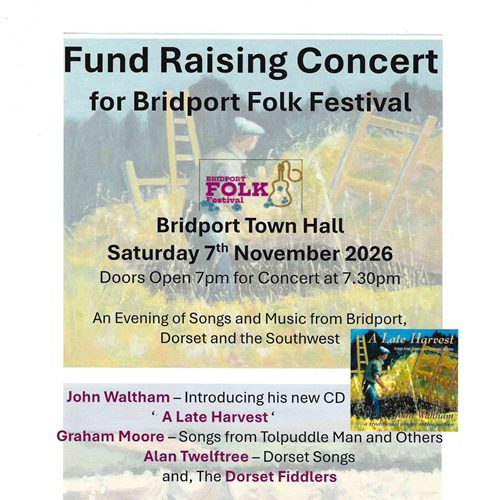 Bridport Folk Festival | Fundraising Concert | Saturday 07 November